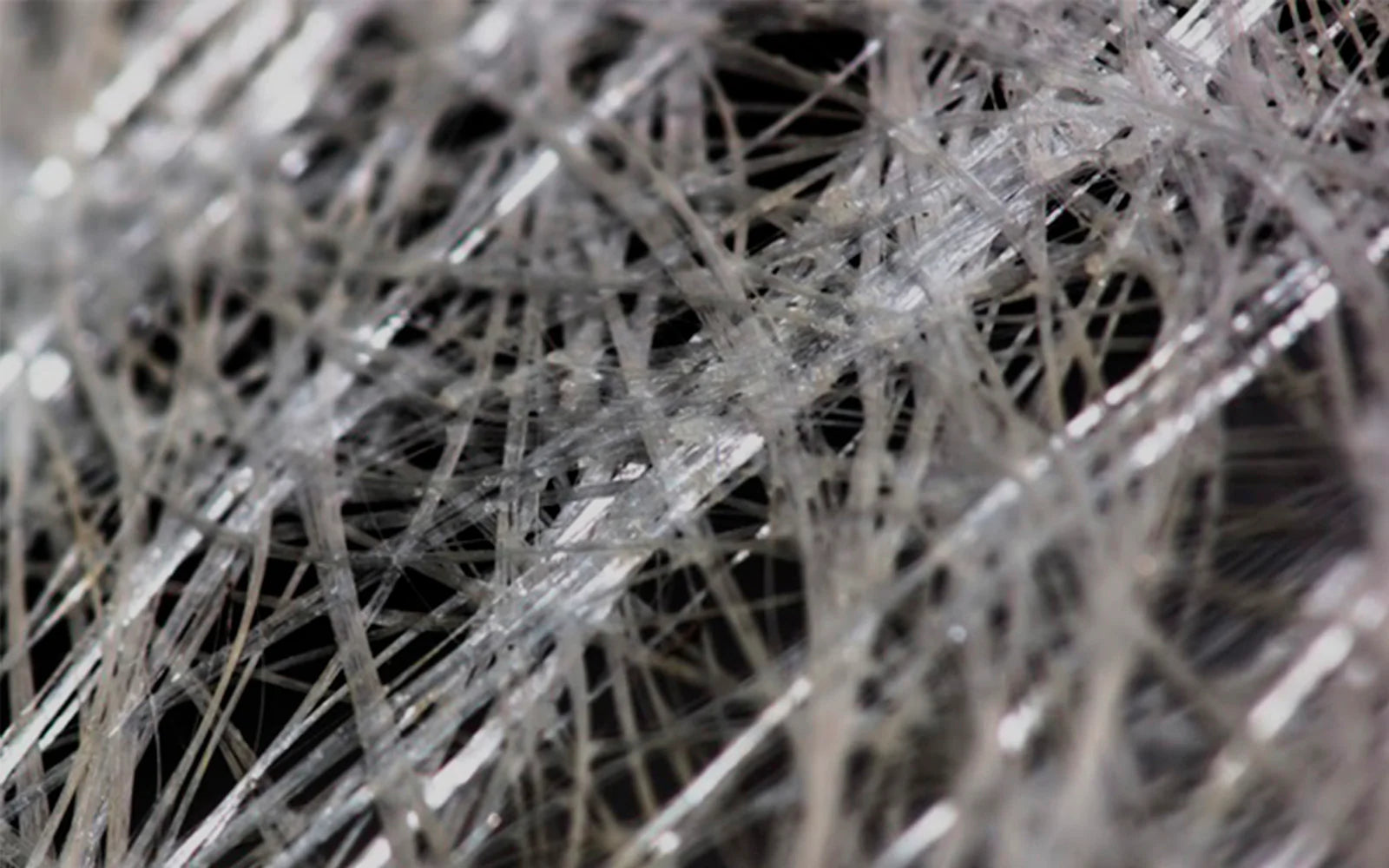 Close up detail image of fiberglass