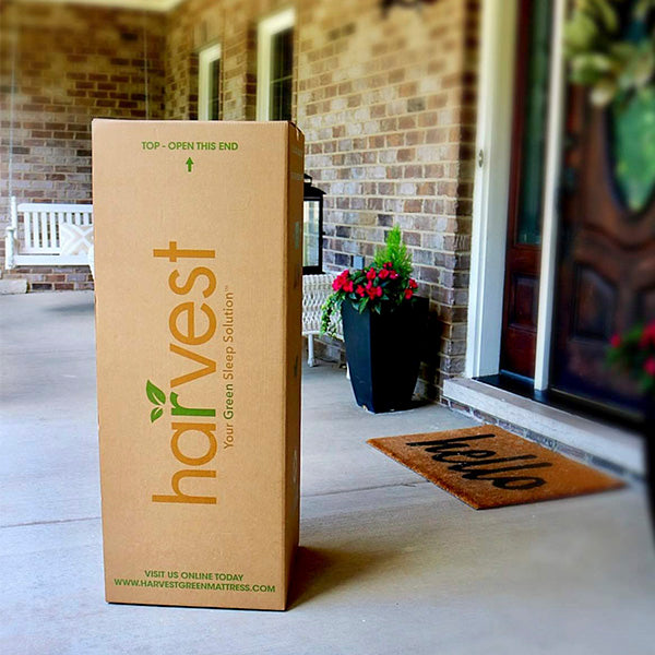 Tip #6 Honest Content image shows a harvest box on a doorstep.