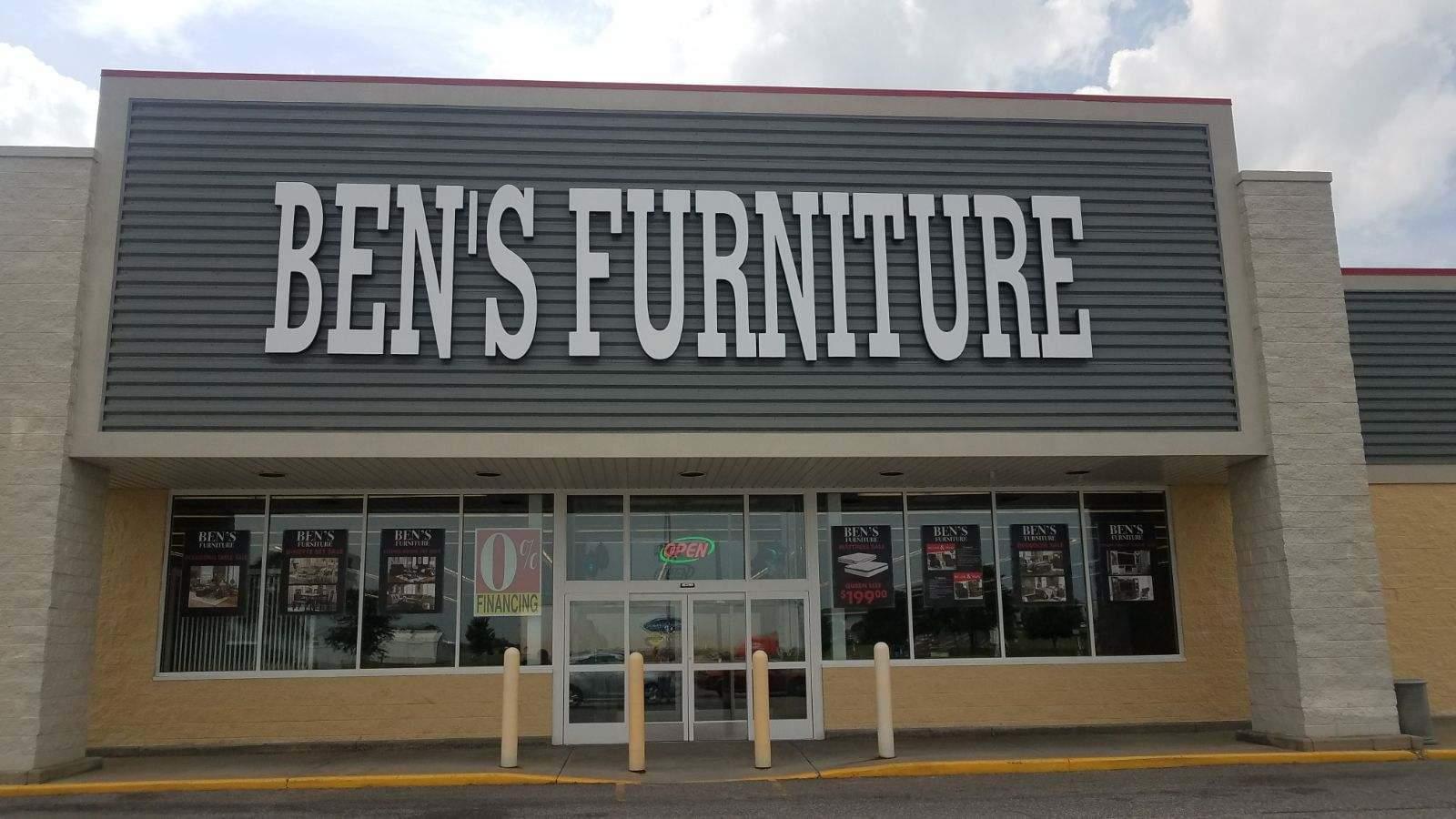 Bens Furniture Portage WI Storefront