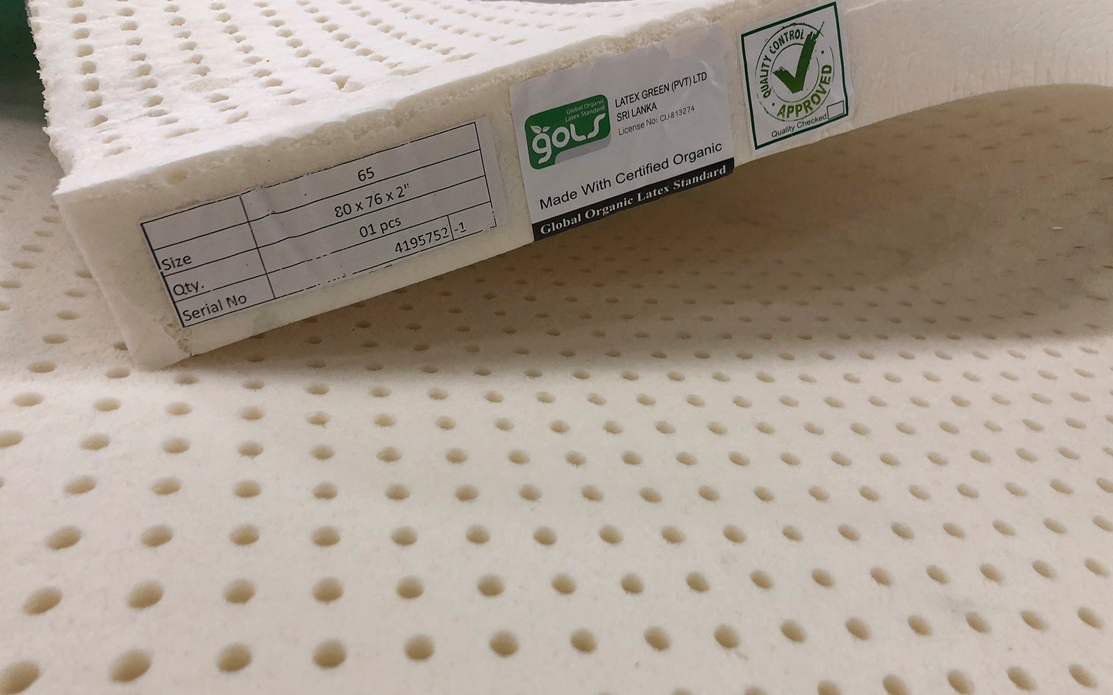 Certified Organic Latex Harvest Green Image