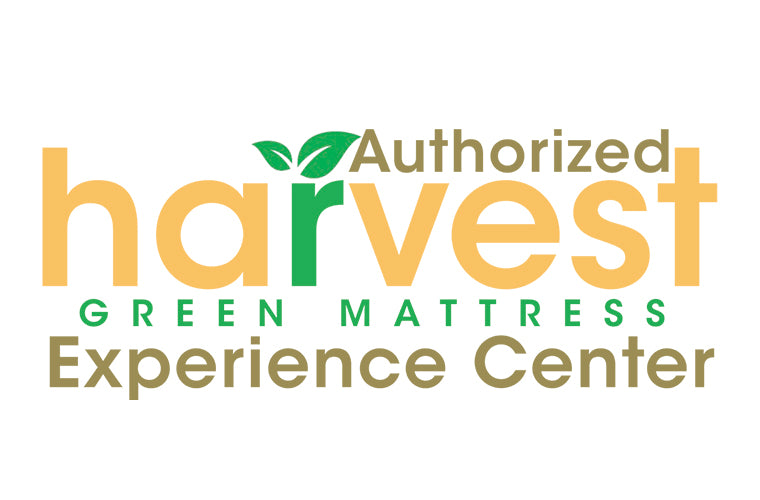 authorized harvest green mattress experience center partner logo