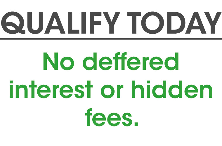 Qualify today to finance your new Harvest green mattress with Affirm financing