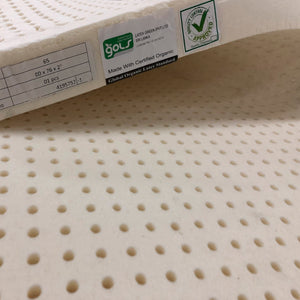 A Close Up Of Our Raw Latex Material Used For Our Mattress Toppers